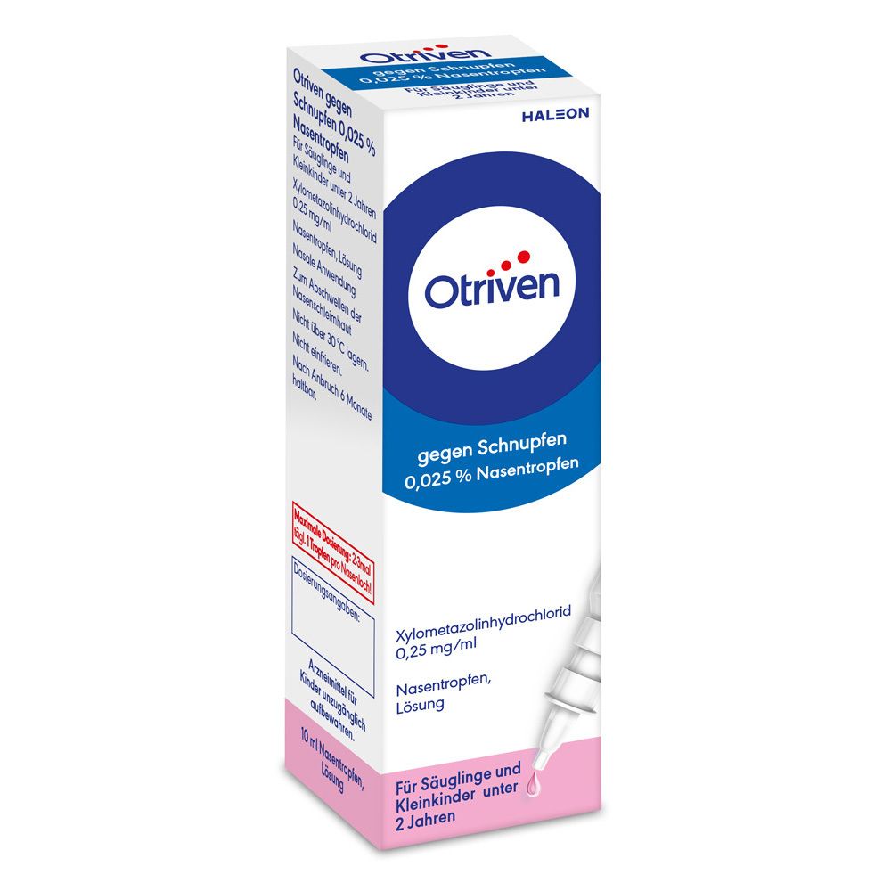 Otriven gegen Schnupfen 0,025% Nasentropfen 10 ml