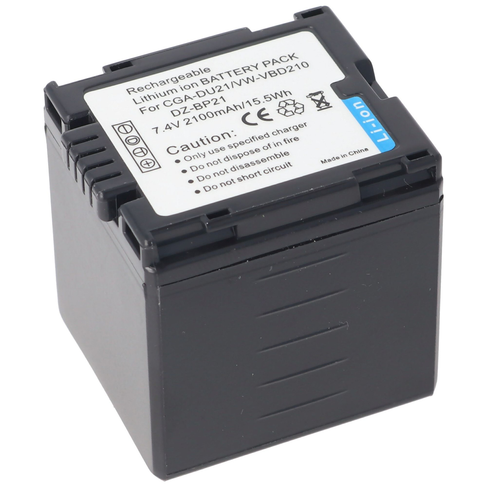 AccuCell Accu geschikt voor Panasonic CGA-DU21 VW-VBD210
