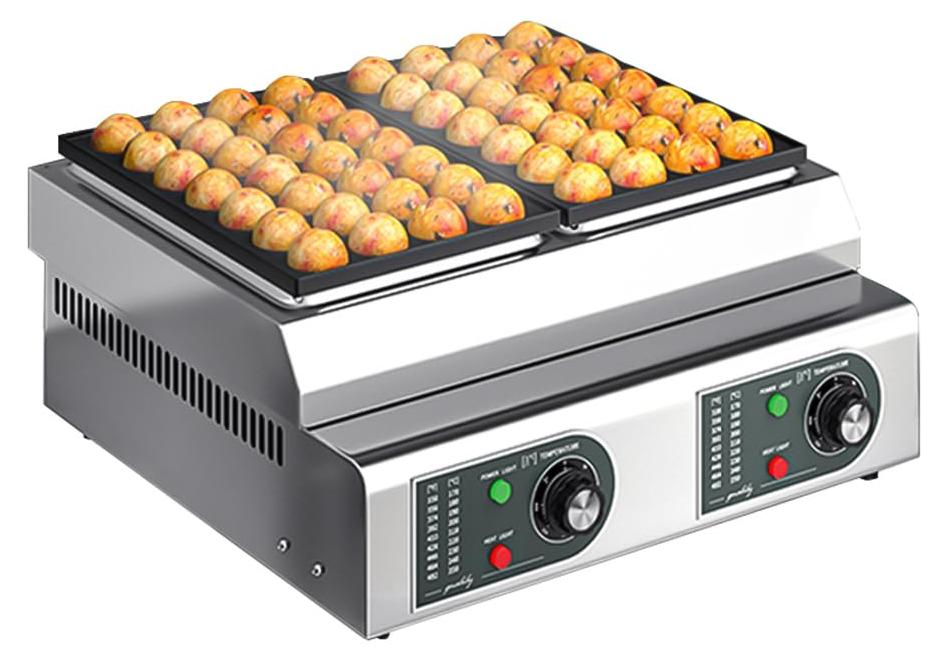 Takoyaki-Maker, 56-teilig, 2100 W, unabhängige Temperaturregelung