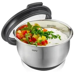 GEFU Schüssel Muovo 600 ml Edelstahl Silber