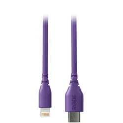 SC21 USB-C auf Lightning Kabel lila 30 cm