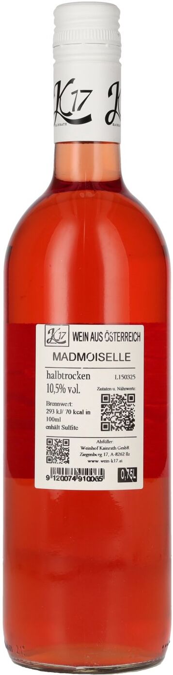 K17 Kainrath MADEMOISELLE 10,5% Vol. 0,75l