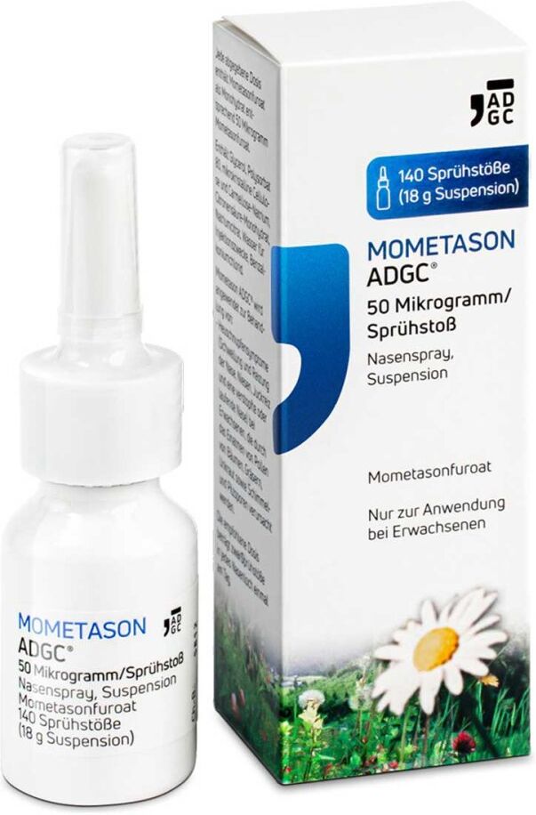 Mometason ADGC 50 µg/Sprühstoß Nasenspray 140
