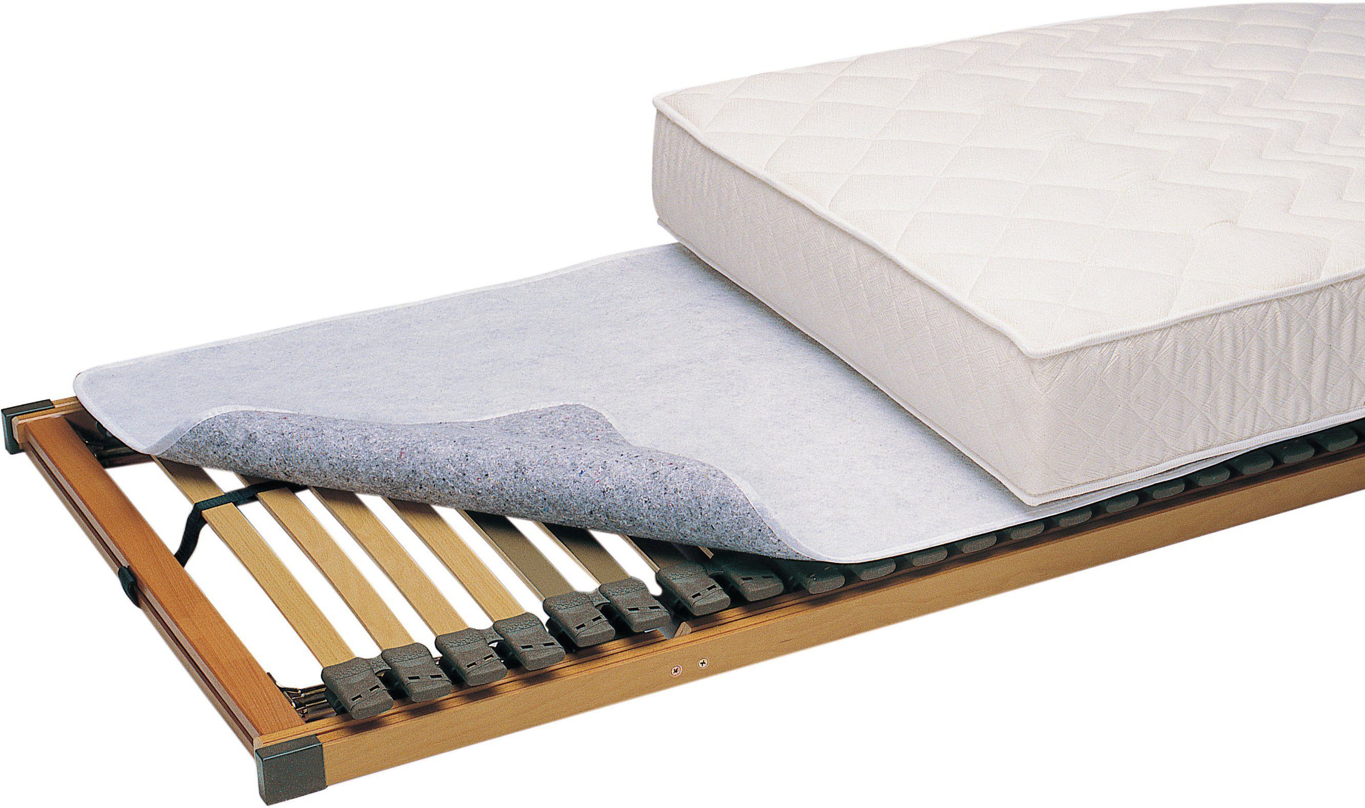 Matratzenschoner FAN "Thermofill", grau, B:140cm L:200cm, Matratzenzubehör, Matratzenschoner