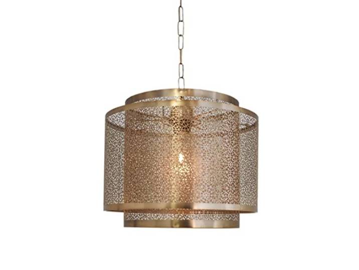 By Rydens - Plafonnier HERMINE en Métal - Couleur Laiton diamètre 34cm