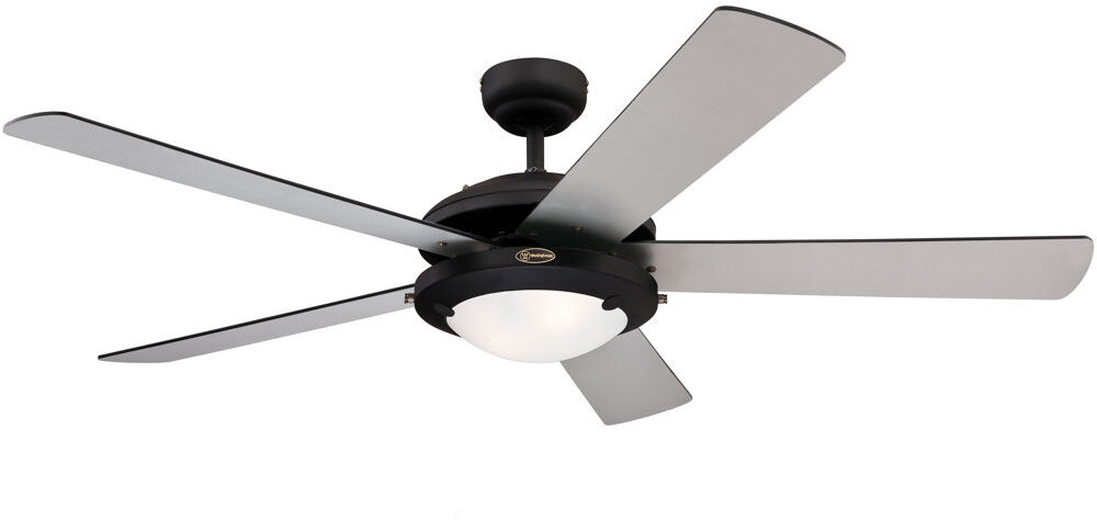 Symple Stuff 132cm Ceiling Fan Silver;Black 132cm