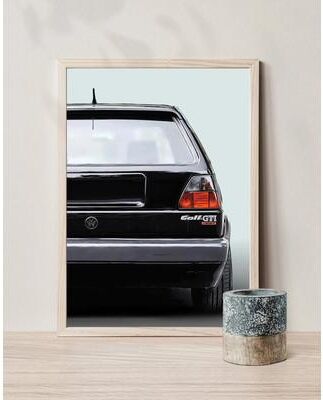 Uplifted Finds VW Golf GTI SuperCar Posters Canvas Wall Art 30 X 40 Cm No Frame c
