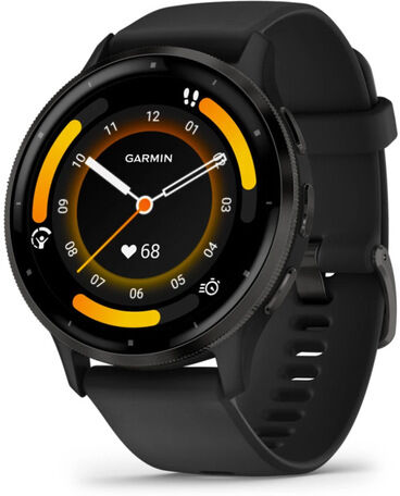Garmin Venu 3 3,56 cm (1.4'') AMOLED 45 mm Digitale 454 x 454 Pixel Touch screen Nero Wi-Fi GPS (satellitare)
