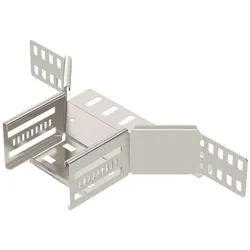 OBO 6042371 Anbau-Abzweigstück für Kabelrinne 60x100 Edelstahl, rostfrei A4 1.4571 blank, nachbehandelt RAA 610 A4