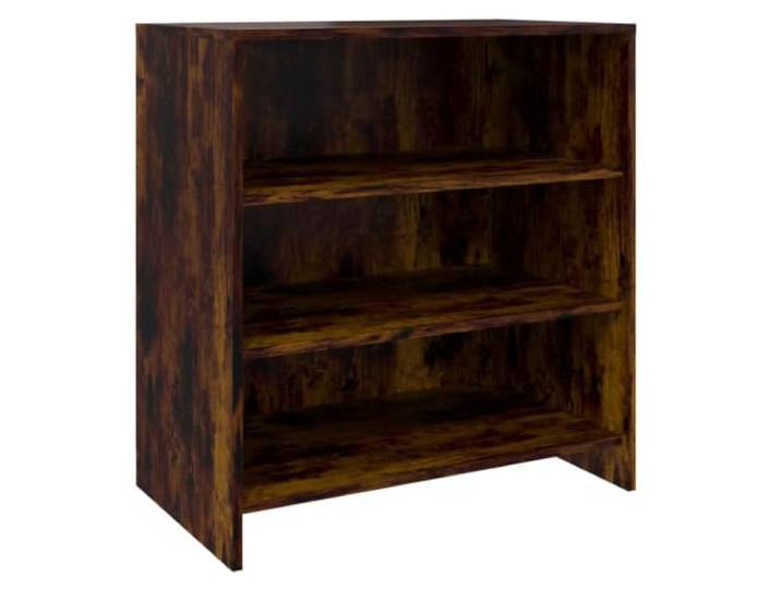 KGFHERENB Sideboard Räuchereiche 70x40,5x75 cm Holzwerkstoff Schrank Kompakter Beistellschrank mit 3 Regalfächern für Wohnzimmer und Schlafzimmer, vielseitig nutzbare Ablagefläche.