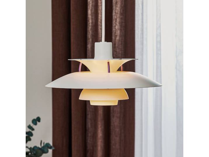 PH 5 300 Pendelleuchte Classic White - Louis Poulsen - Wohnzimmer - Design - Metall - Einflammig