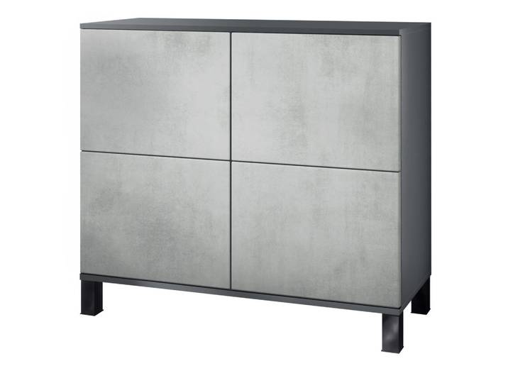 KOMMODE Rova Beton Oxid Optik