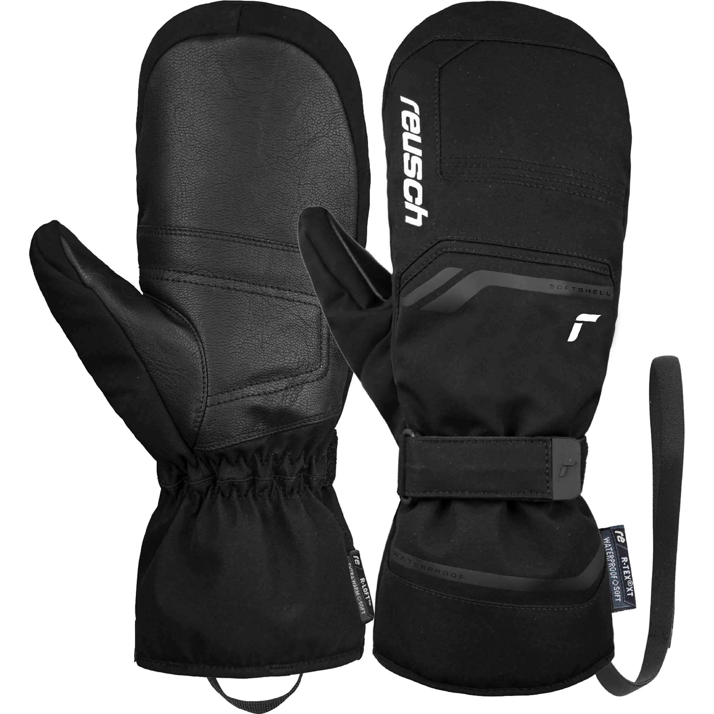 Reusch Primus R-Tex XT Fäustlinge schwarz Größe 9 Skifahren Isolierend Wasserabweisend