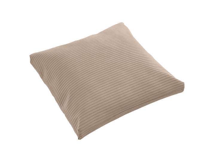 Spitzkissen Beige 50 x 50cm Cordstoff Catia