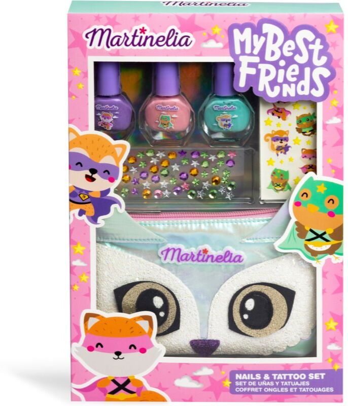 Martinelia My Best Friends Nails & Tattoo set pour enfant 3+