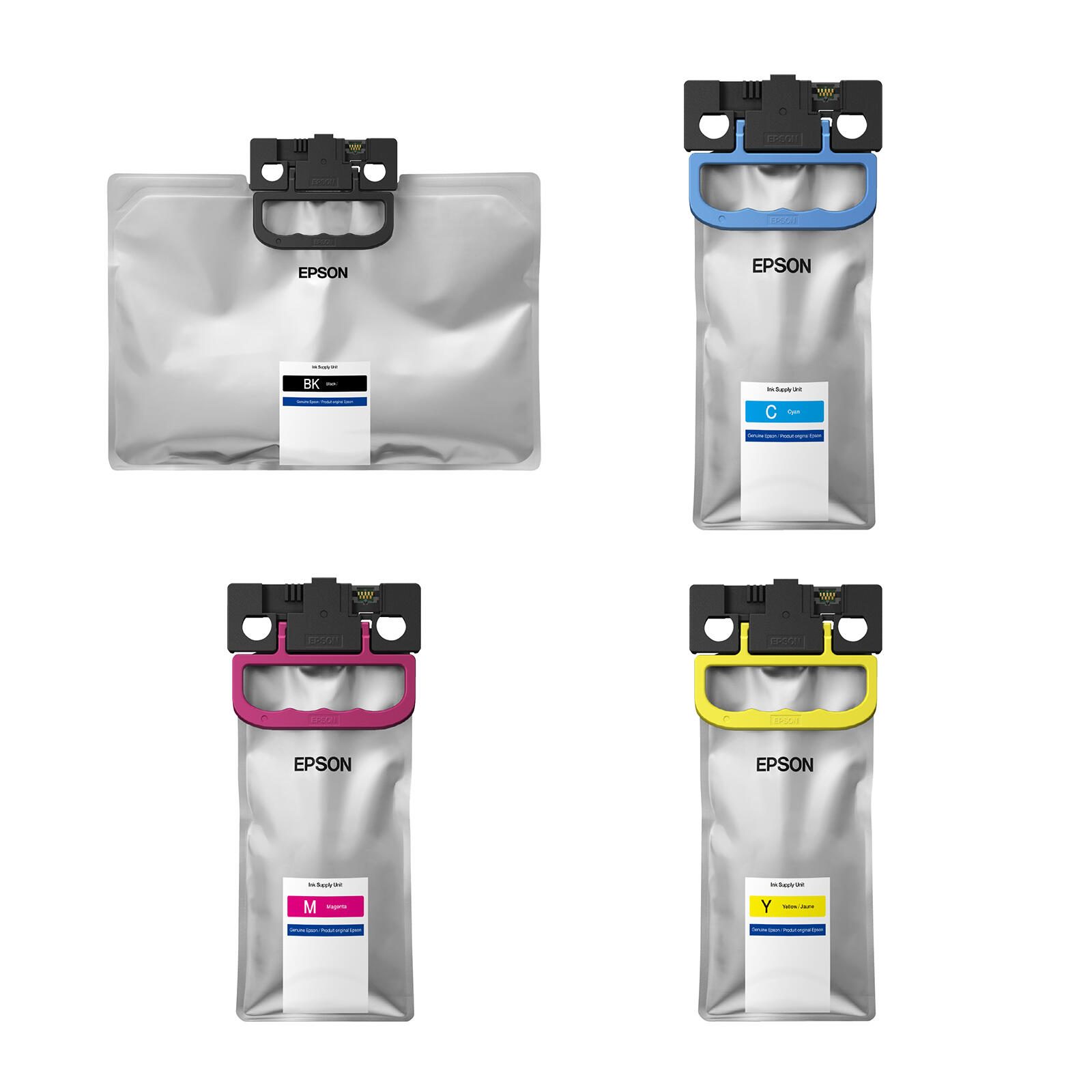 Epson Original Tinte T11P XXL-Größe Schwarz, Cyan, Magenta, Gelb C13T11P140_C13T11P240_C13T11P340_C13T11P440