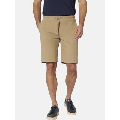 Sweatbermudas BABISTA "Doppelpack Sweatbermuda QARIN", Herren, Gr. 4XL, N-Gr, beige (beige dunkelblau), Obermaterial: 100% Baumwolle CO., Hosen