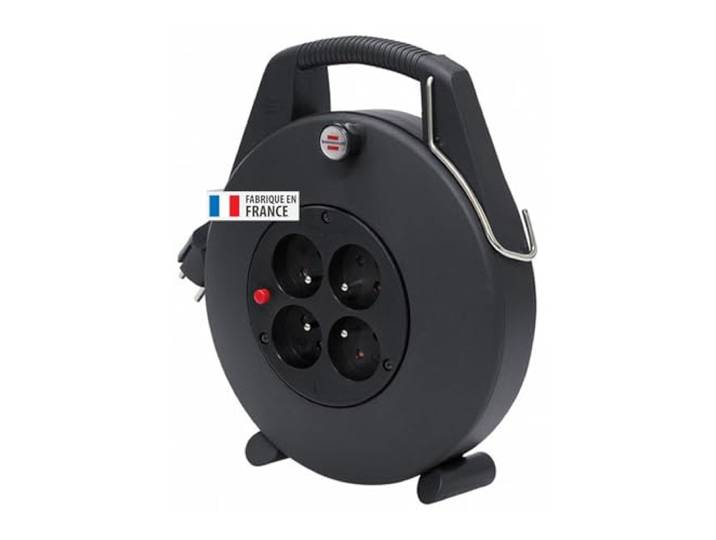 Brennenstuhl Enrouleur de câble domestique Confort-Line 10m\, Fabrication Française
