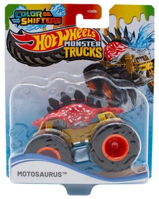 Hot Wheels Monster Trucks Motosaurus Color Shifter - 1:64