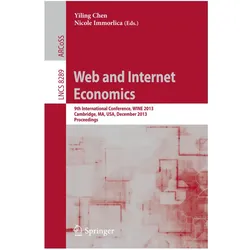 Web and Internet Economics, Fachbücher von Nicole Immorlica, Yiling Chen