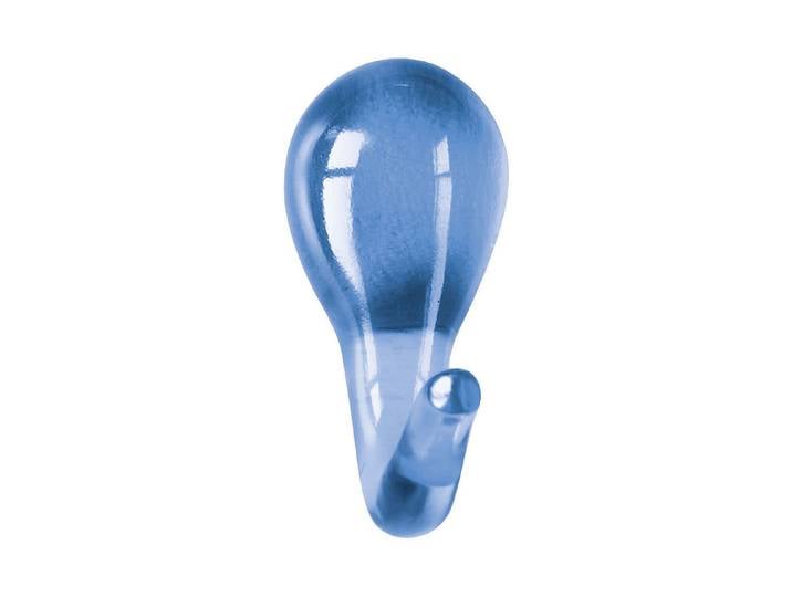 Kleine Wolke Wandhaken Drop Hooks Blau 6 × 3 cm
