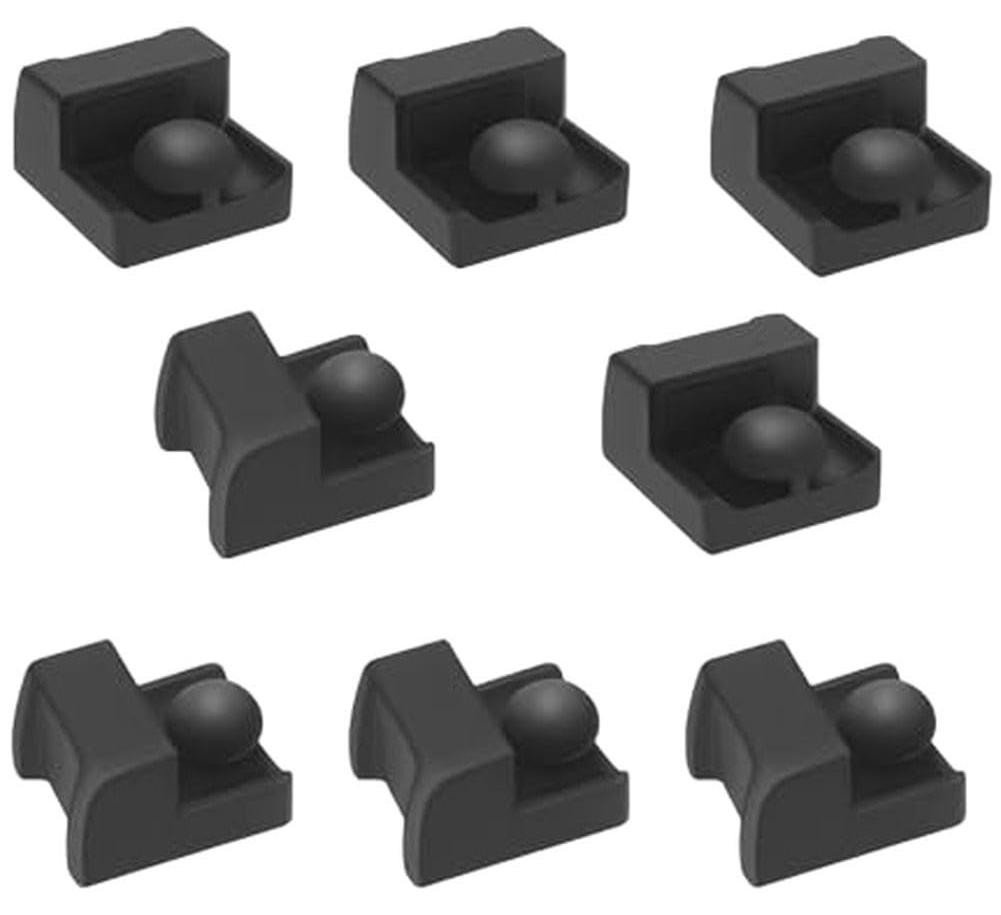 Dripio 8-delige set siliconen dempers voor heteluchtfriteuses, hittebestendig