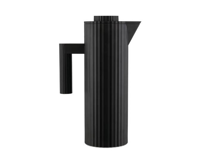 Alessi - Plissé Isolierkanne, schwarz