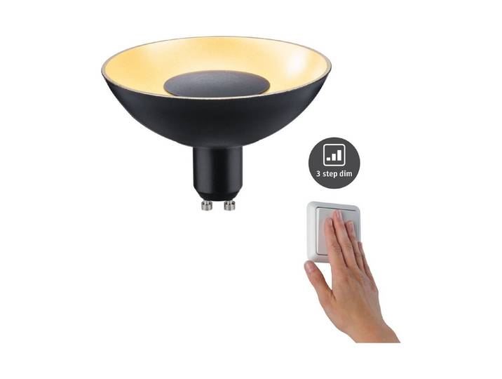 Paulmann LED-Reflektor Gu10 Gold-Schwarz 4.9W