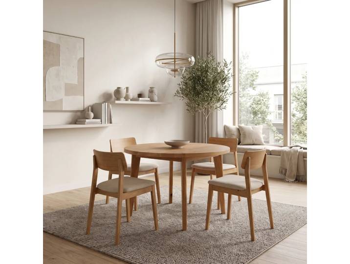 Klassischer runder Luna-Tisch 110 cm Danzz