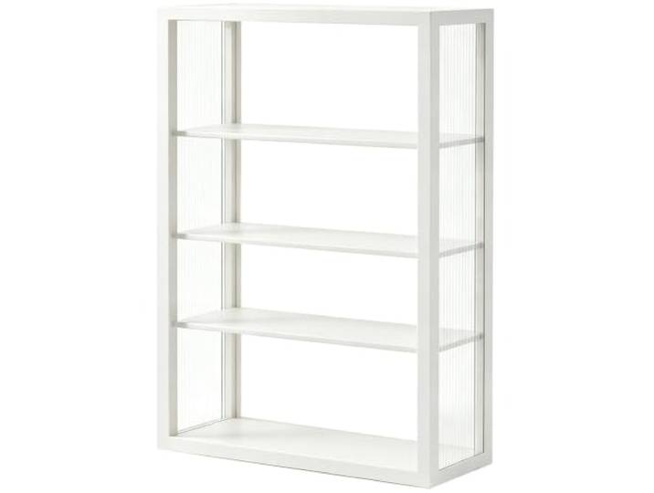 Gewürzregal Wandmontage, 4 Etagen Verstellbare Regalböden Höhe 70cm Wandregal Ohne Bohren Kleber Platzsparend, für Küche Wohnzimmer Badezimmer Balkon Wand(White)