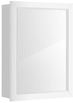Costway Wall Mounted Adjustable Medicine Storage Mirror Cabinet