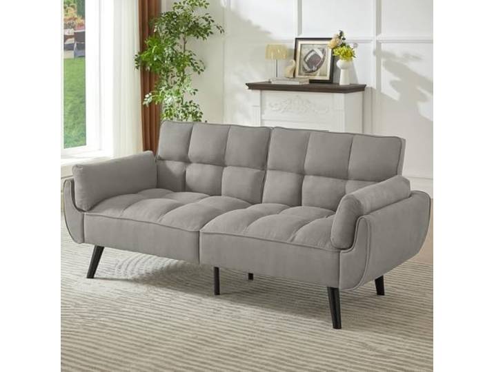 JIEXI Sofa 3 Sitzer, Kleines Schlafsofa 191x83cm, Bequemes Rückenlehne ohne Klappfunktion, Geeignet Für Wohnzimmer, Büro, Lounge, Zimmer, Schlafzimmer