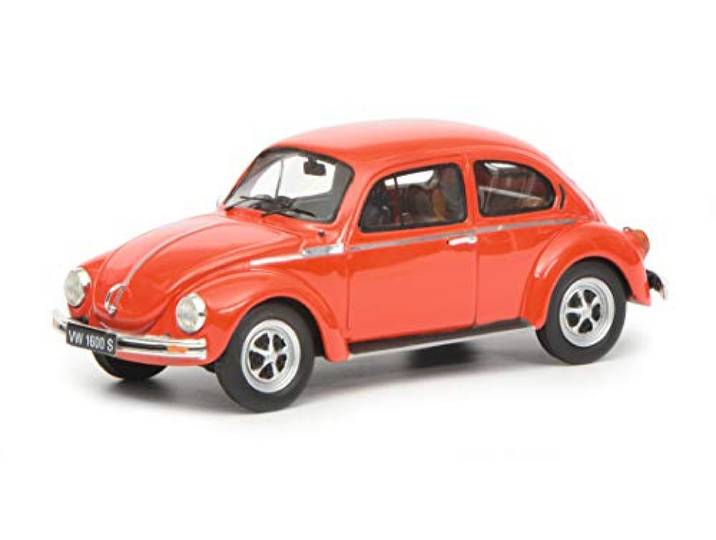 Schuco 450903900 Beetle 1600 VW Kever 1600-S, Super-Bug, hars, modelauto, 1:43, rood