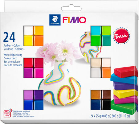 Fimo-Soft "Basisfarben-Set", 24 Farben