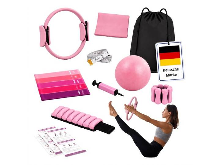 Relaxdays 13-teiliges Pilates Set