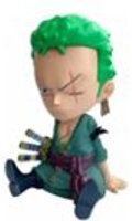 Roronoa Zoro hucha 18 cm One Piece tirelire Plastoy