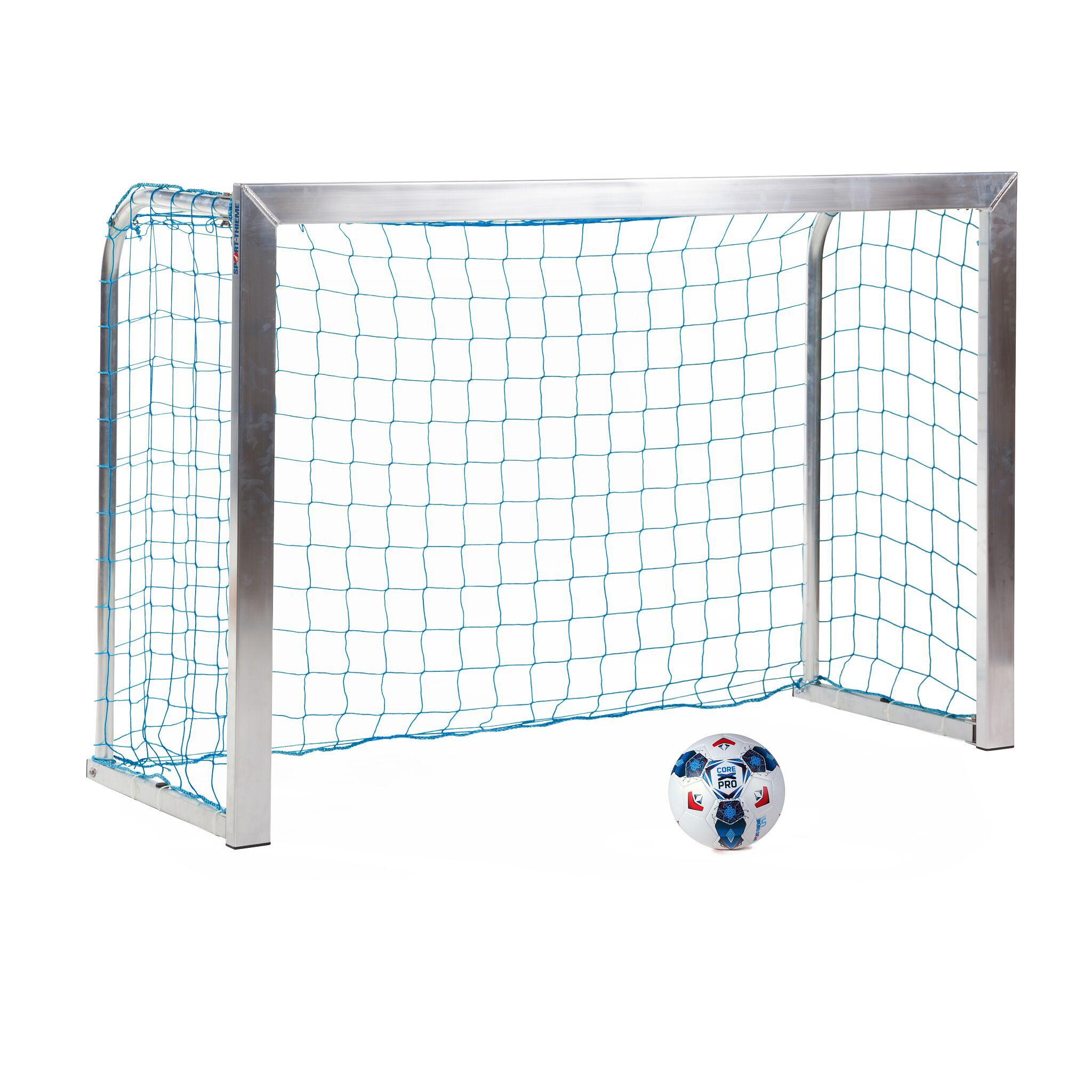 Sport-Thieme Mini-Fußballtor "Training", Inkl. Netz, blau (MW 10 cm), 1,80x1,20 m, Tortiefe 0,70 m