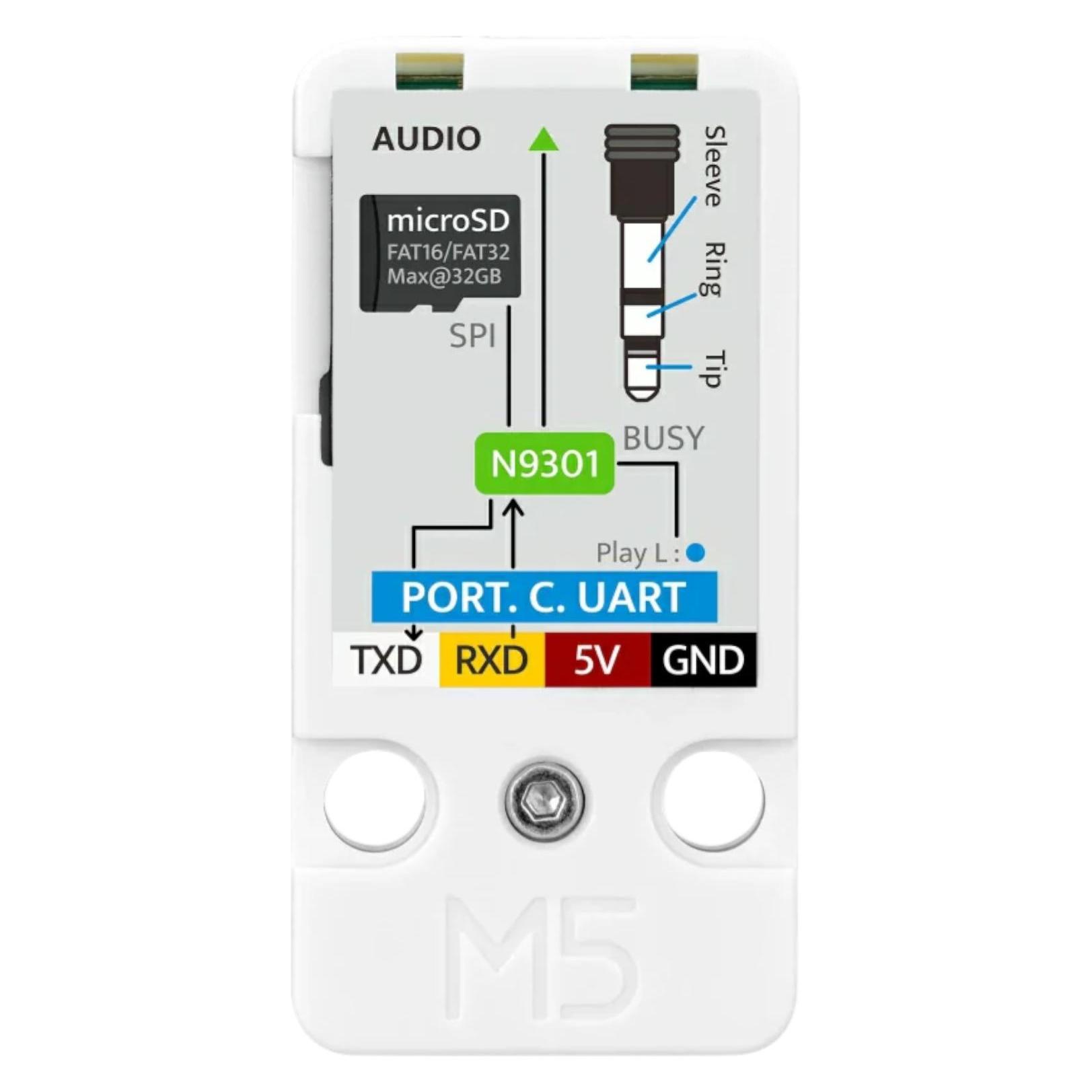 M5Stack Audio Player Unit N9301 (60996484)