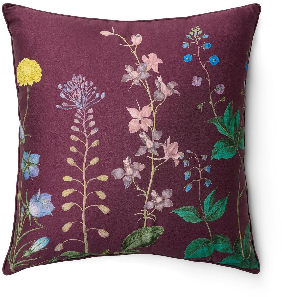 Essenza Augustina Sierkussen Mauve Wine 50x50 cm