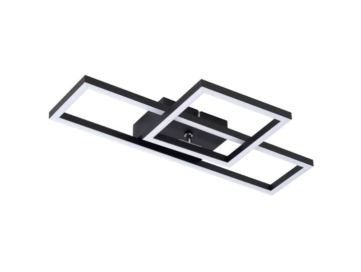 Plafonnier en fer aluminium noir 42x20x7cm led 3000k 20w