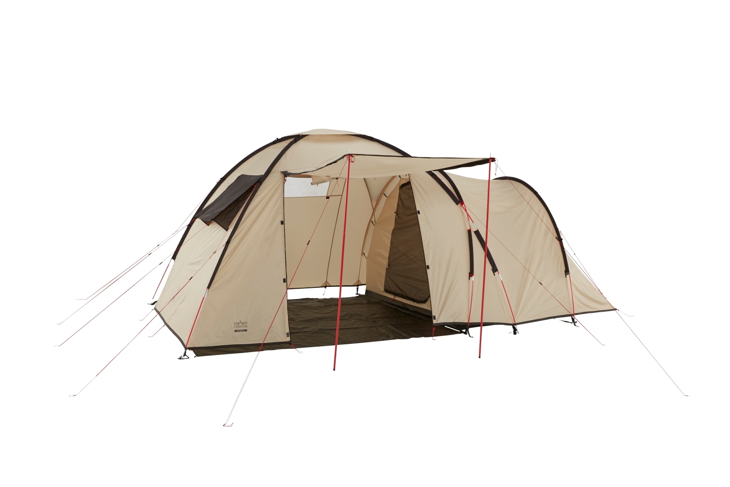 GRAND CANYON ATLANTA 3/ kleines Familienzelt für 3 Personen/ stabile Kuppel/ Tunnel Konstruktion mit großem Wohnbereich in Stehhöhe/ Zelt für Camping/ Festivals und Outdoor