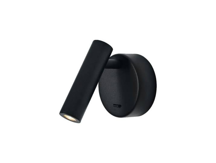 Applique liseuse noir avec interrupteur