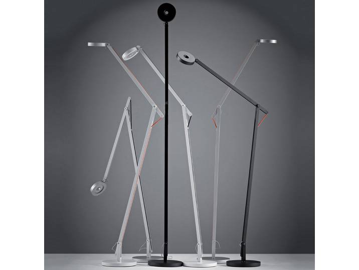String F1 Stehleuchte DTW Matt Black/Orange - Rotaliana String F1 DTW - Wohnzimmer - Design - Metall - Einflammig
