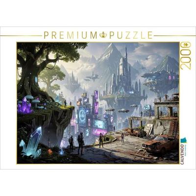CALVENDO Puzzle Wo Welten erwachen. | 2000 Teile Lege-Größe 90x67cm Foto-Puzzle für glückliche Stunden