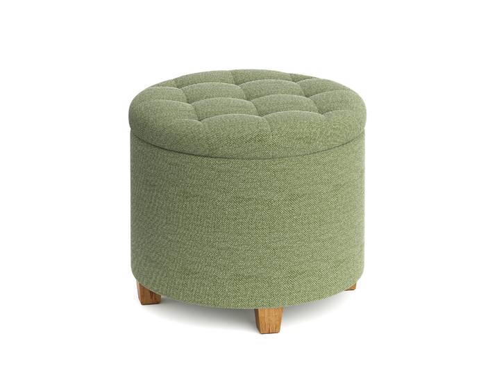 Sitzhocker mit Stauraum RIM hellgrün