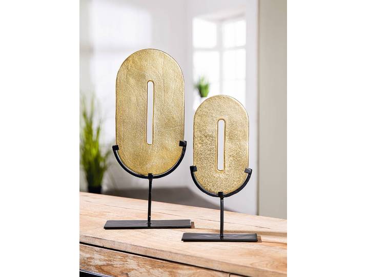 Dekoobjekt Zero 19 x 39 x 8cm Gold