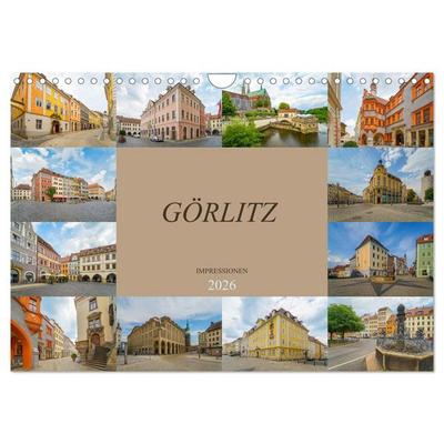 Görlitz Impressionen (Wandkalender 2026 DIN A4 quer), CALVENDO Monatskalender
