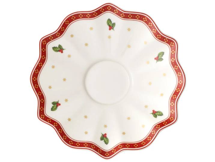Villeroy & Boch Sous-tasse pour tasse à café Toy s Delight Ø17,5 cm Blanc-rouge'