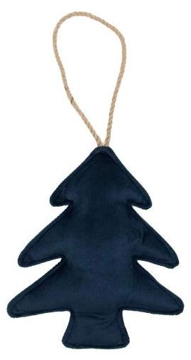 Mars & More kerstdecoratie fluweelboom marineblauw