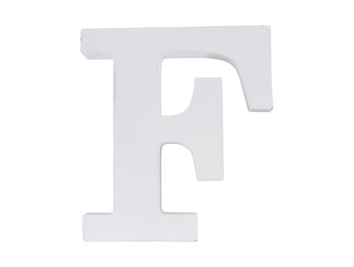 MDF Buchstabe F, FSC 100%, 9,7x2x11cm
